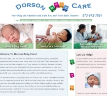 Baby Care Website Home Page