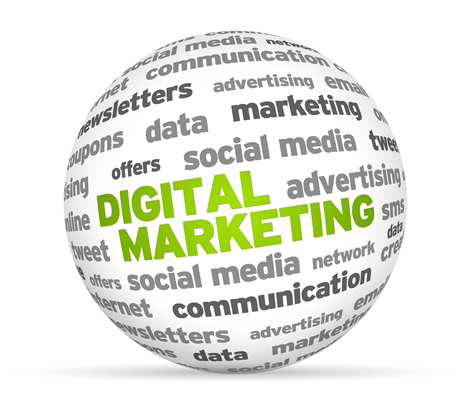 Digital Marketing reaches global or local customers.